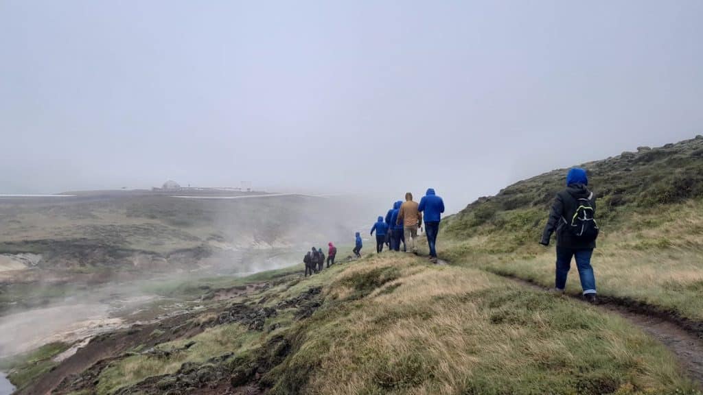 GRÓ GTP 2022 Fellows excursion in a geothermal field in Iceland
