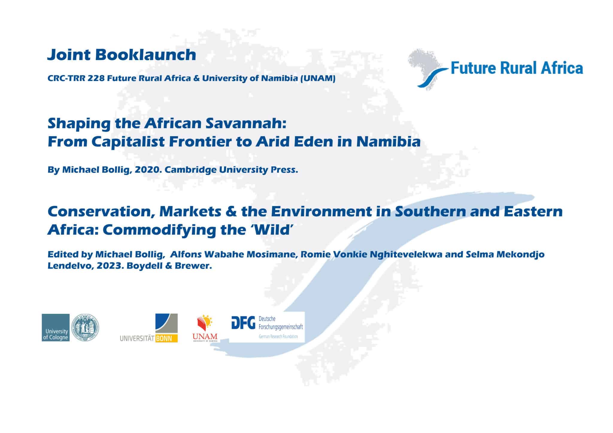poster announcing a joint crc & unam book launch