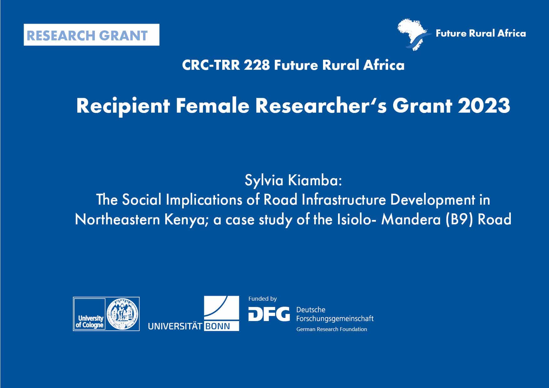 Cover Image Recipient CRC female researchers grant 2023