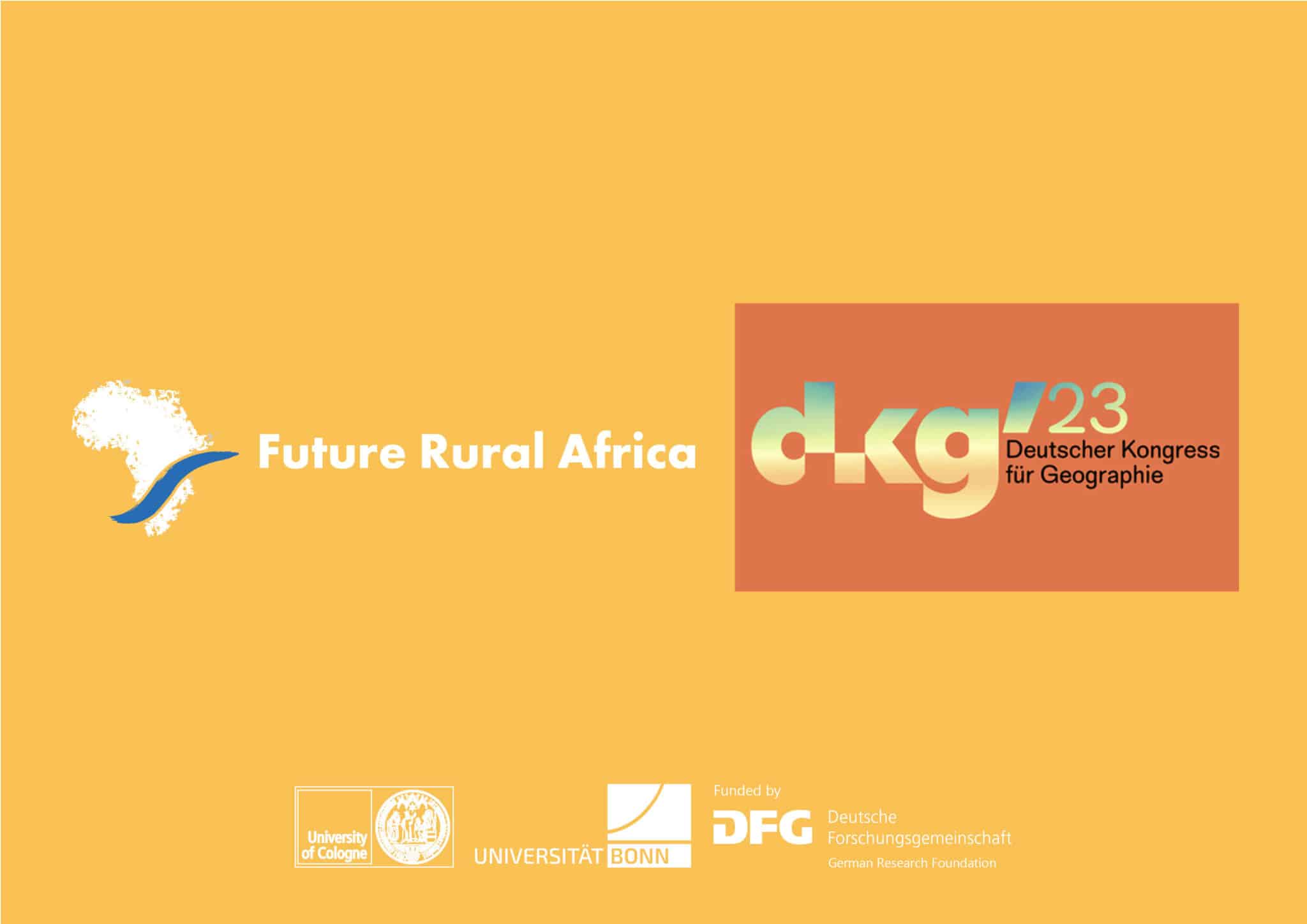 Cover Image with the Logo of Future Rural Africa and the DKG 2023