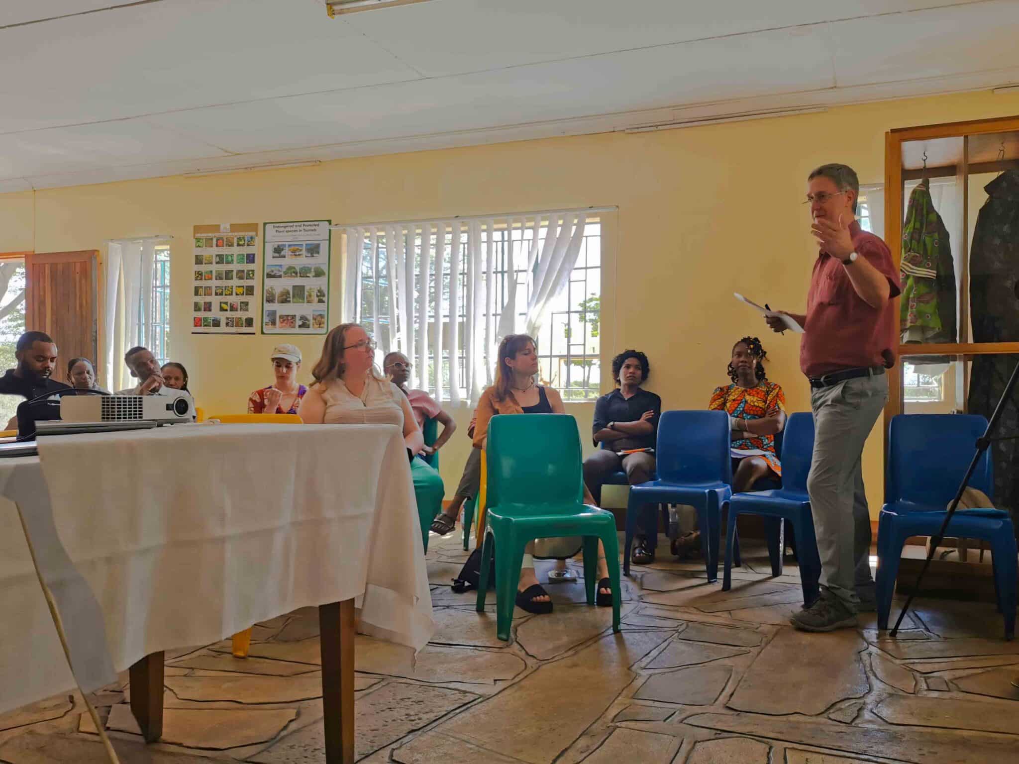 picture taken during a workshop in namibia