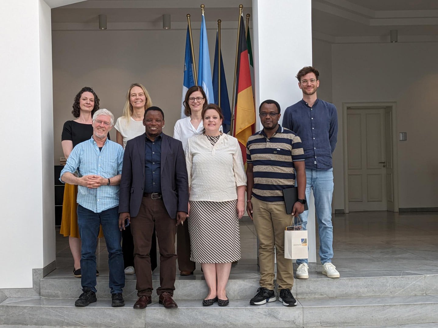 delegations of mzumbe university and the departemnt of geography at the university of bonn