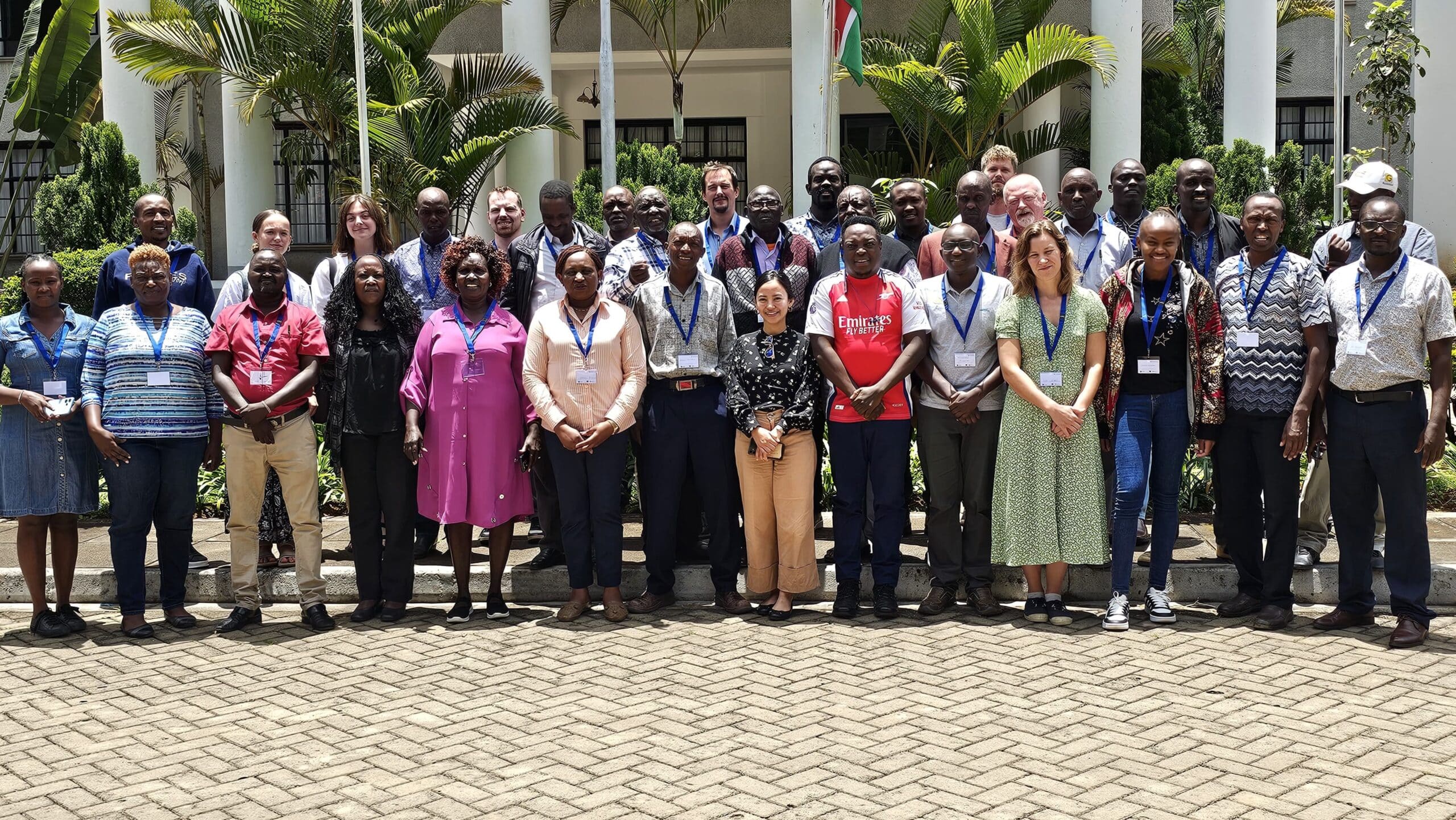 group picture taken during a workshop in kenya