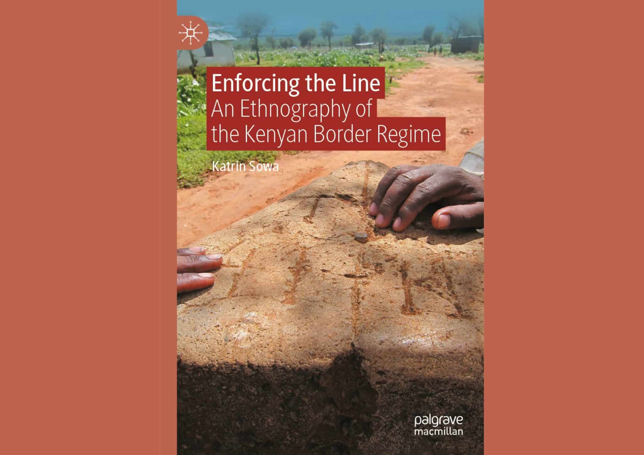 book cover of "enforcing the line" by katrin sowa
