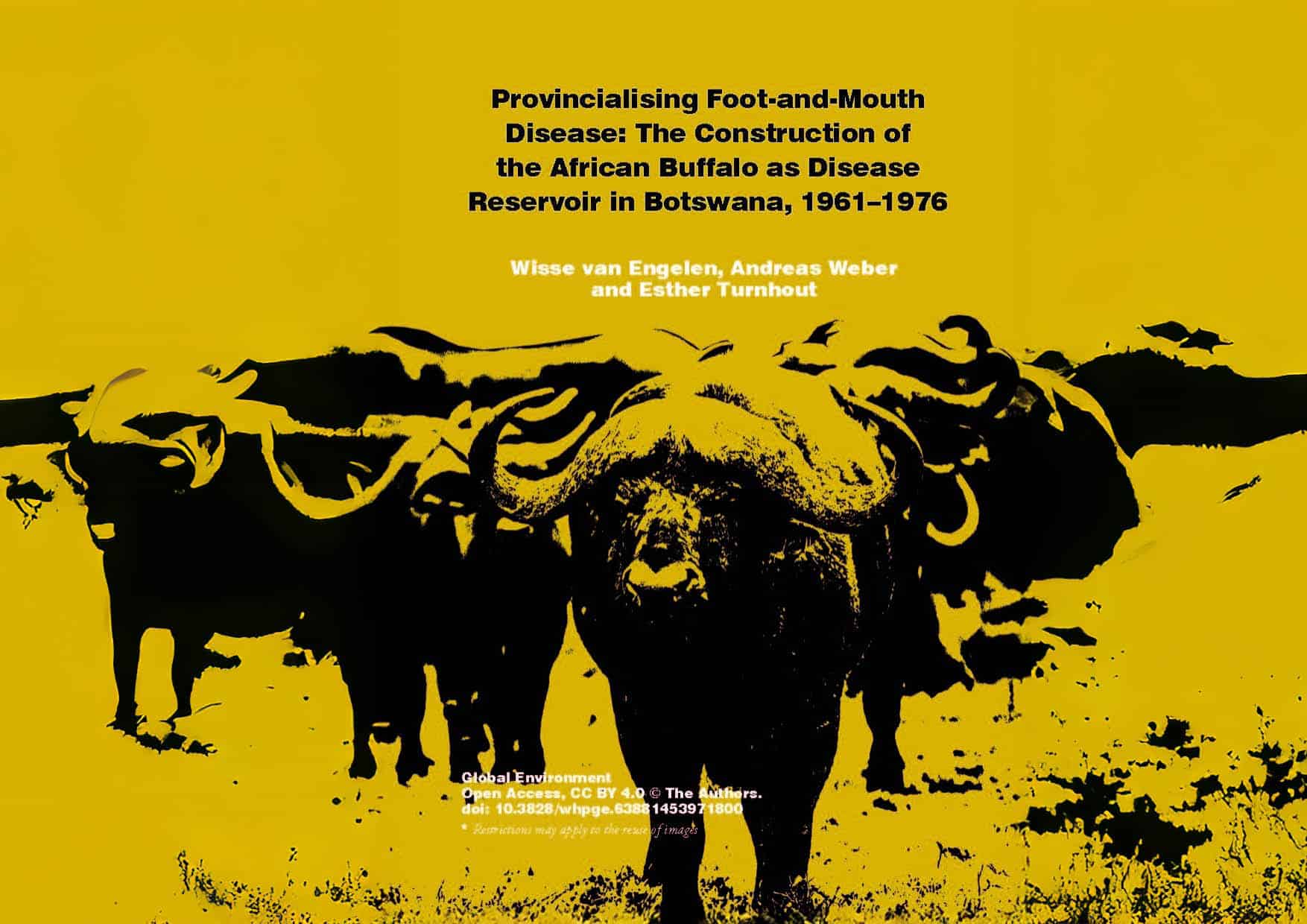 book cover of a publciation about foot and mouth disease
