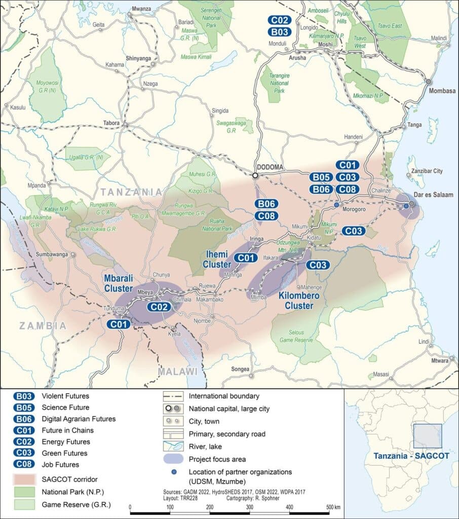 B06 Digital Agrarian Futures 1 research area tanzania