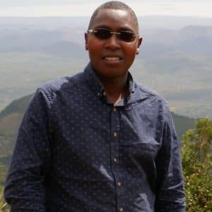 portrait image of peter wangai